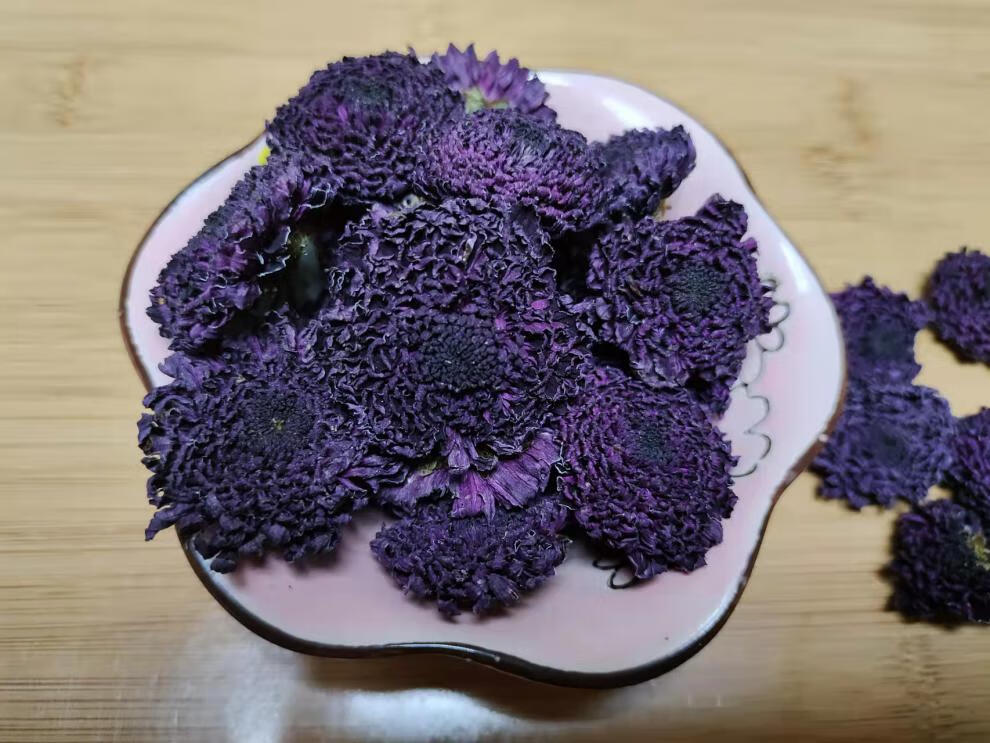 新疆野生昆仑山紫菊花茶养生茶雪菊胎菊100g天山菊花茶【图片 价格