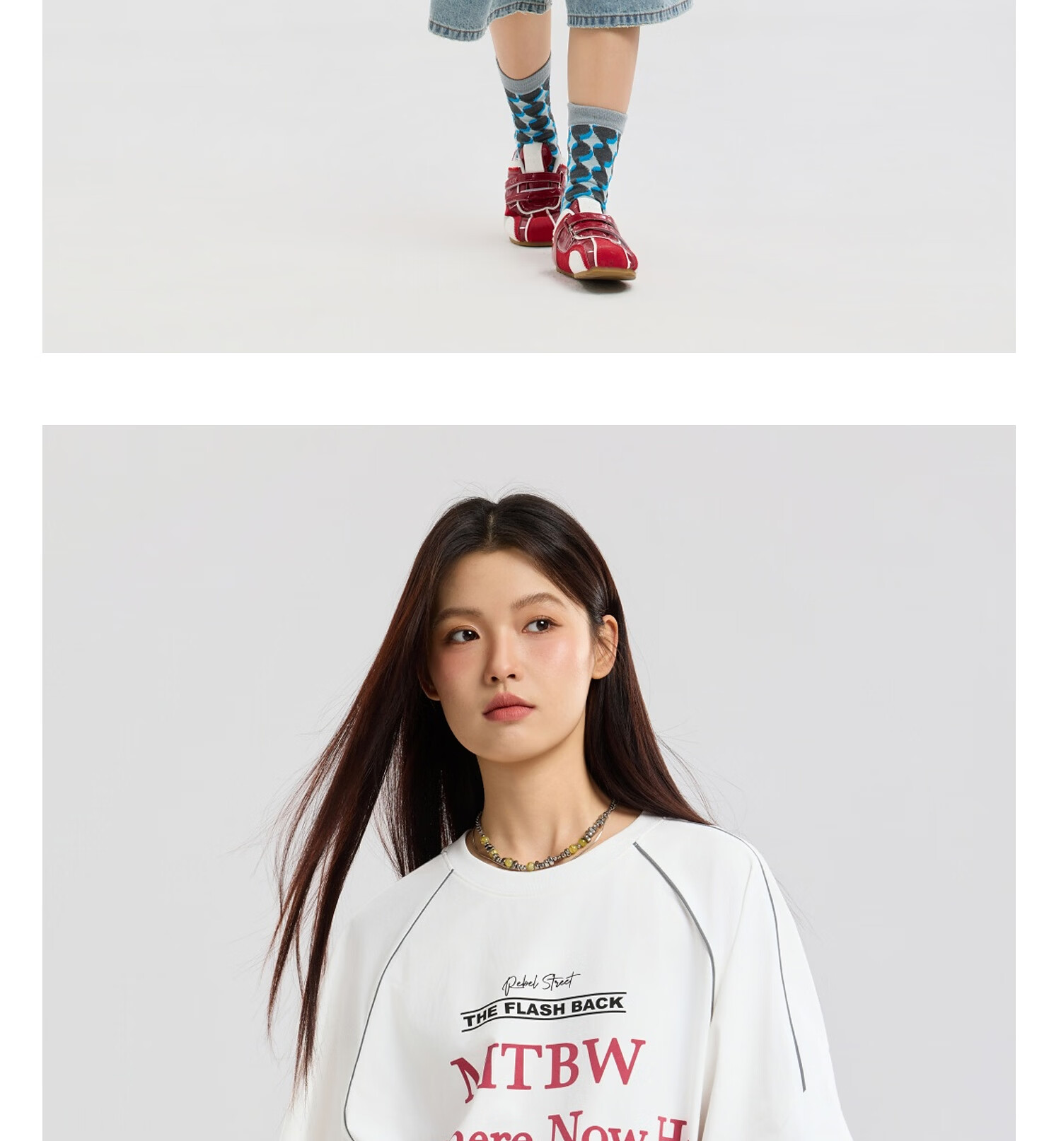 Metersbonwe Unisex Short Sleeve T-Shirt 2026 Spring Summer New Trendy Loose Fit Letter Print Crew Neck Top 27