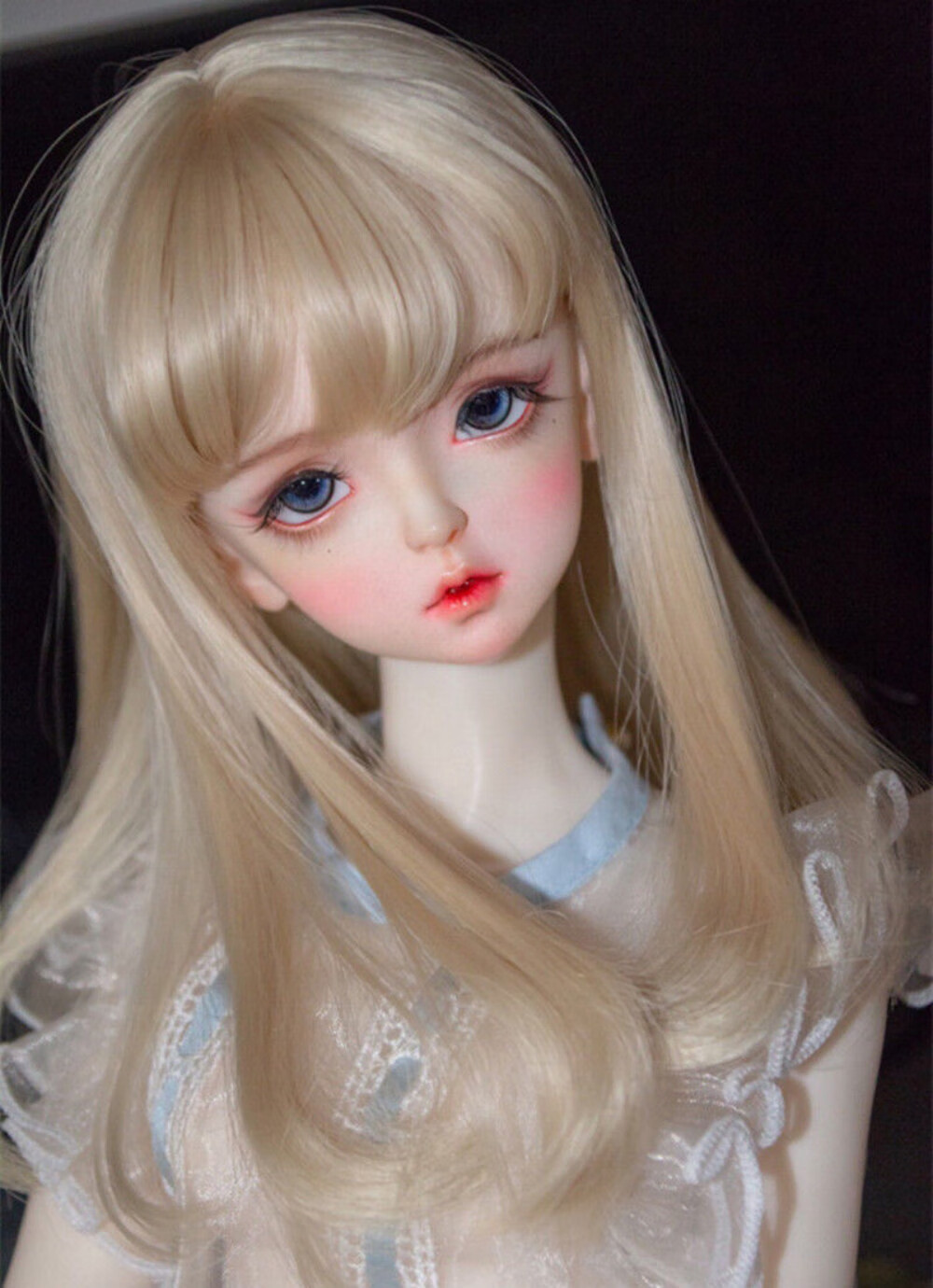 宓蝶60cm叶罗芭比娃娃头发假毛假发夜萝莉346分bjd/sd小布假发多款bjd