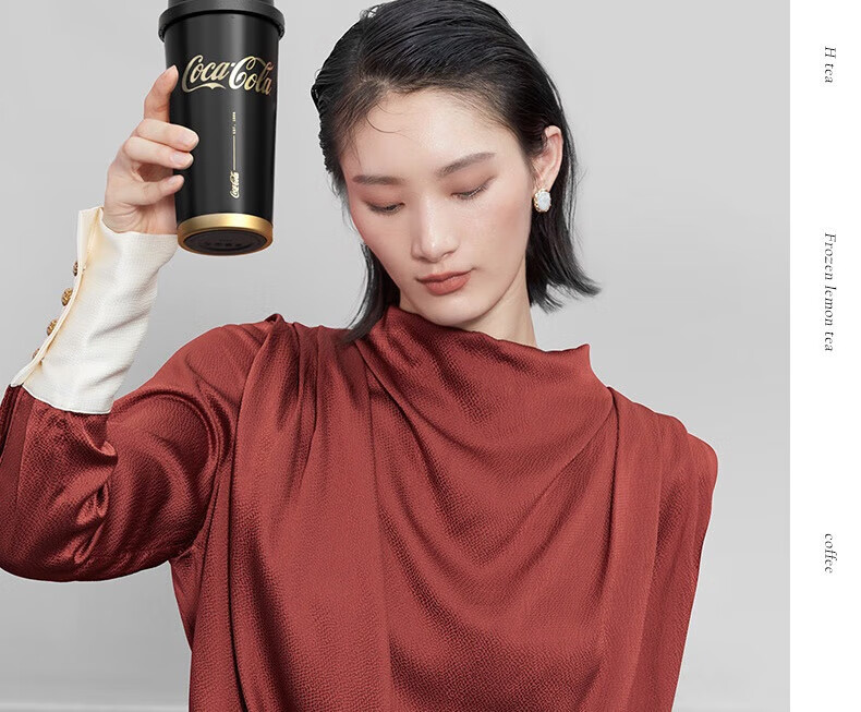Germ x Coca-Cola Limited Edition Shining Insulated Water Bottle 500ml Twilight Black GE-CK22AW-B15 10