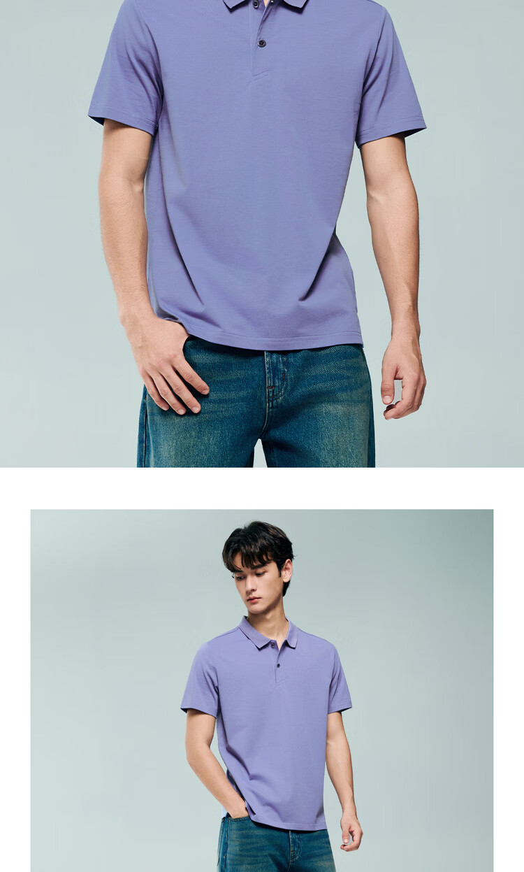 Giordano Men's Short Sleeve Polo Shirt Summer New Black Technology Cooling Antibacterial Solid Color Collar Top 13016214 19