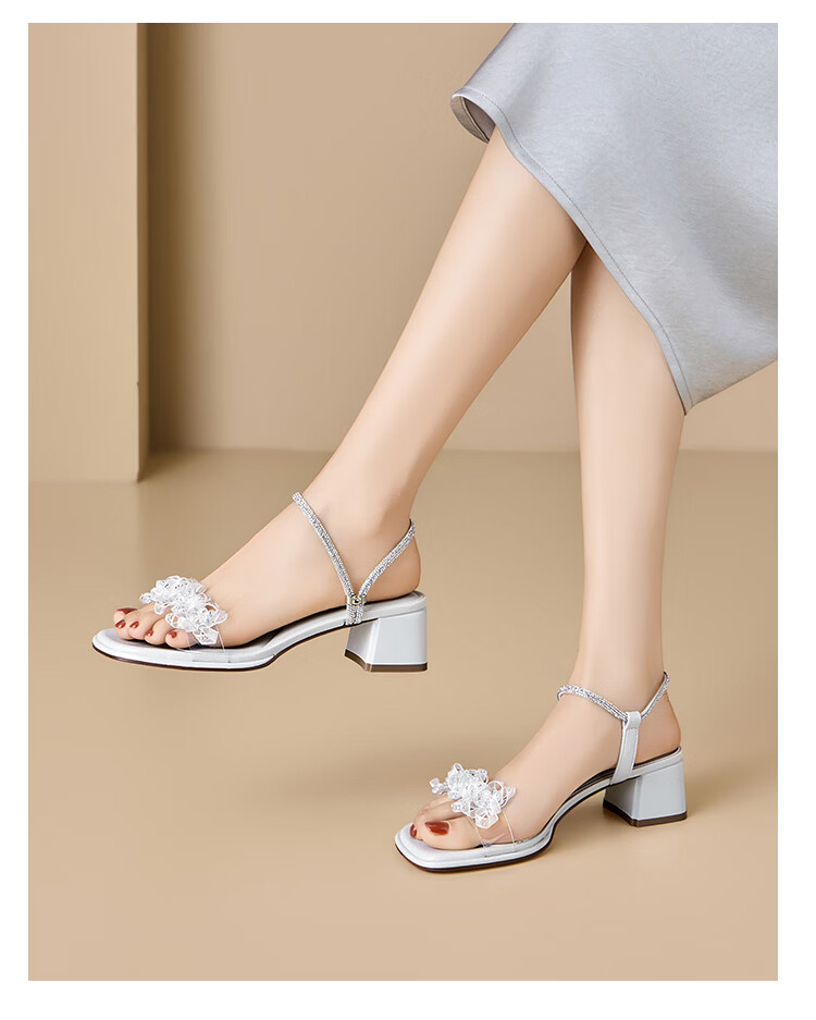 Zhuoshini 2026 Spring Summer New Soft Sole Fashion Casual Versatile Slip-On Sandals Height Increasing Simple Non-Slip Women's Sandals Off-White Size 34 7