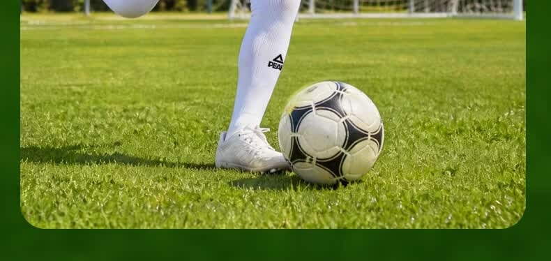 Peak Long Tube Football Socks Summer Thin Non-Slip Professional Soccer Match Kids 6-12 Years Sports Socks White XS 13