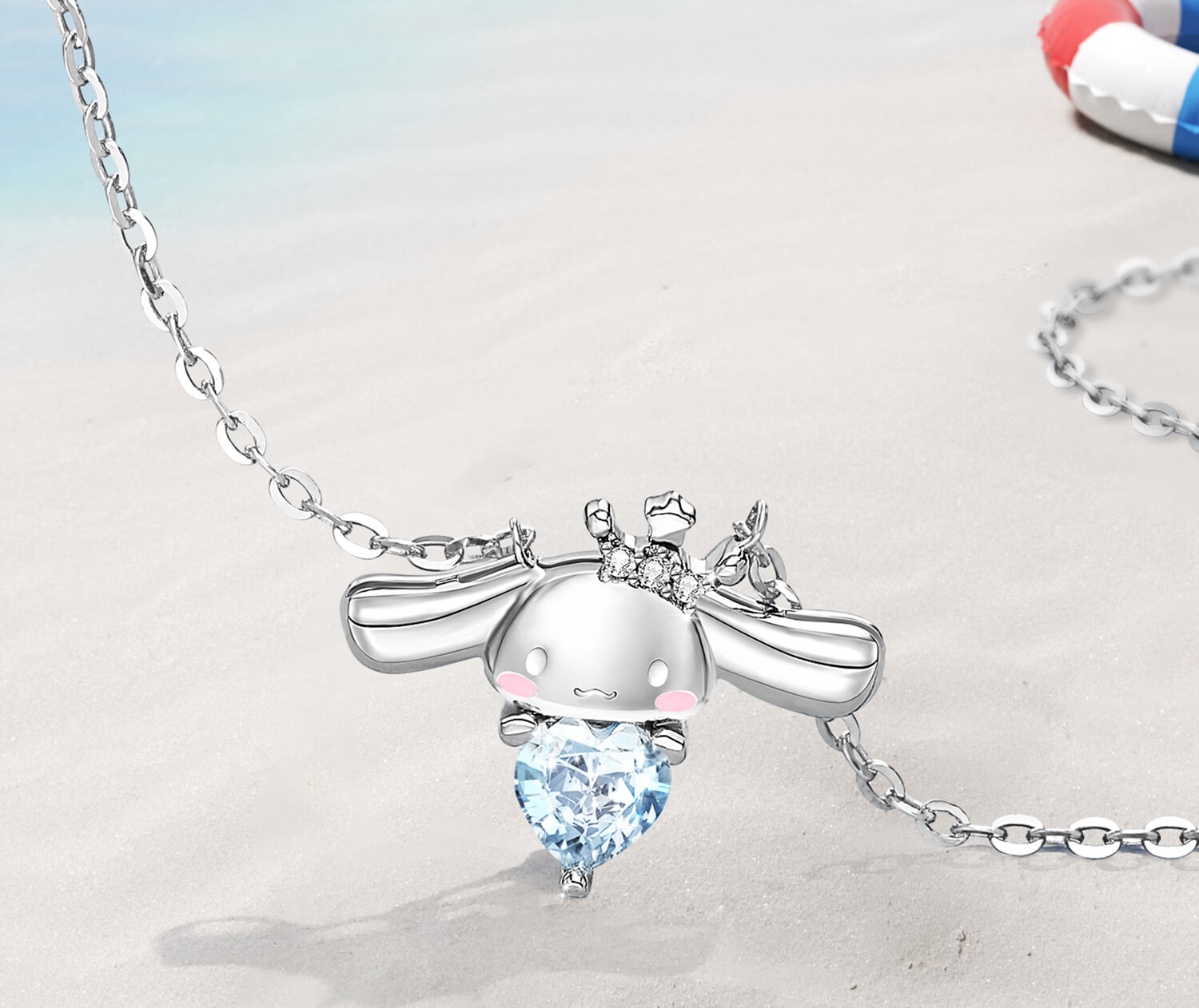SANRIO Cinnamoroll Sterling Silver Necklace for Women 2026 New Cute Niche Pendant Birthday Gift for Girls 3031 2