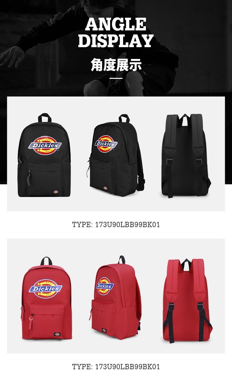2022新款迪克 斯dickeis大容量双肩包迪凯斯书包男女情侣官方背包