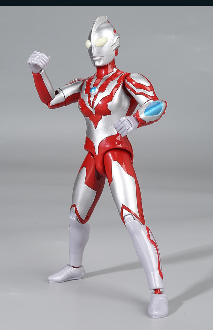 奥特曼可动人偶戴卡闪亮型公仔玩偶摆件玩具男 豪华可动-捷德奥特曼