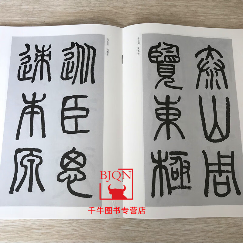 秦泰山刻石歷代碑帖法書選李斯篆書封泰山碑宋拓本孫星衍藏本沙曼翁臨