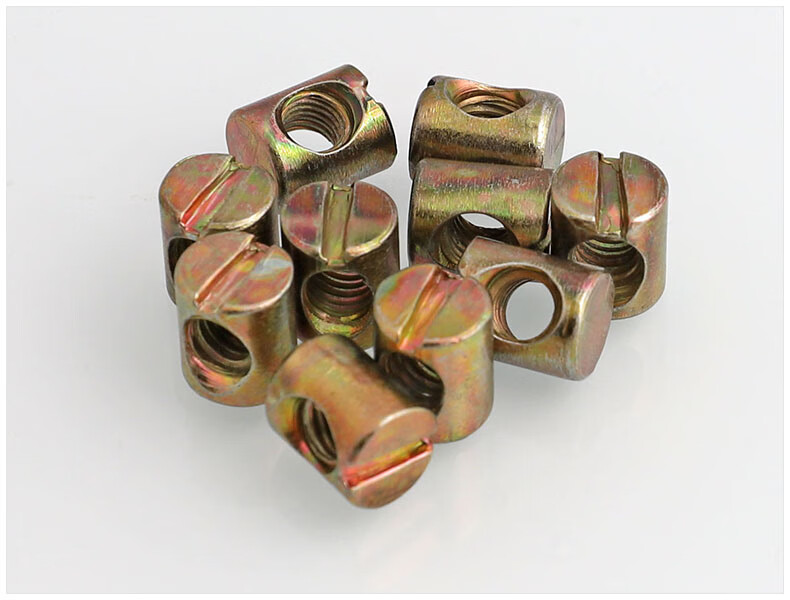 威旺 锤子锤仔螺母 锤头螺帽 家具五金婴儿儿童床配件横孔螺母 元柱