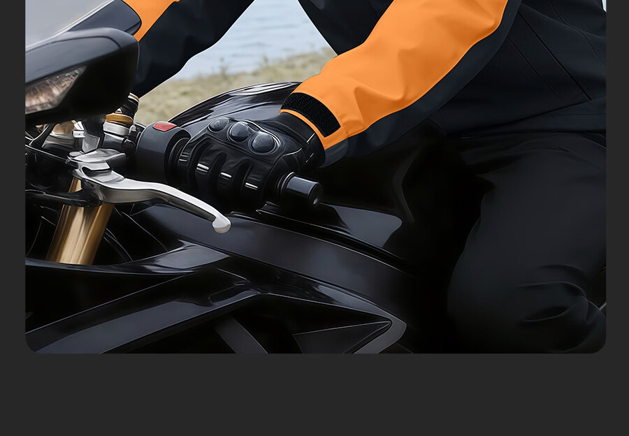 Zhengyu Motorcycle Raincoat and Rain Pants Set for Men, Adult Waterproof Split-Style Delivery Rider Cycling Gear 36