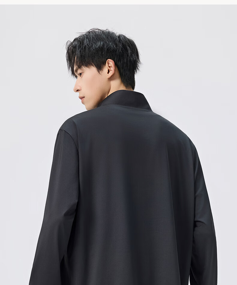 Mark Fairwhale Men's Lightweight Sunscreen Jacket 2026 Spring Summer Cooling Quick-Dry Outdoor Sports Coat Black XL 24
