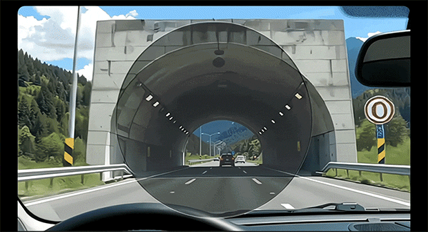 CAPONI Polarized Photochromic Sunglasses Clip-On for Men and Women, Foldable Prescription Glasses Clip, Day and Night Driving Anti-Glare 22