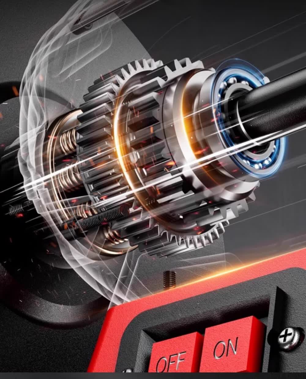 Delixi Desktop Bench Grinder Small Electric Grinding Wheel Sharpener Industrial Grade Belt Sander for Home Use 16