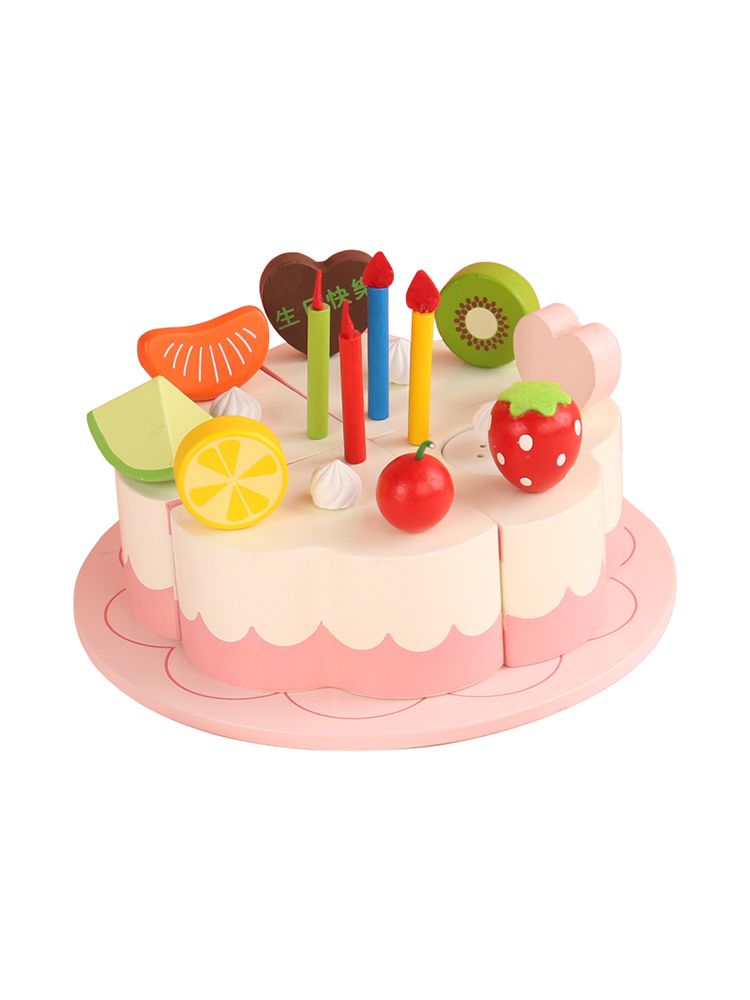 定制生日蛋糕玩具仿真厨房玩具六一儿童男女孩礼物过家家生日蛋糕