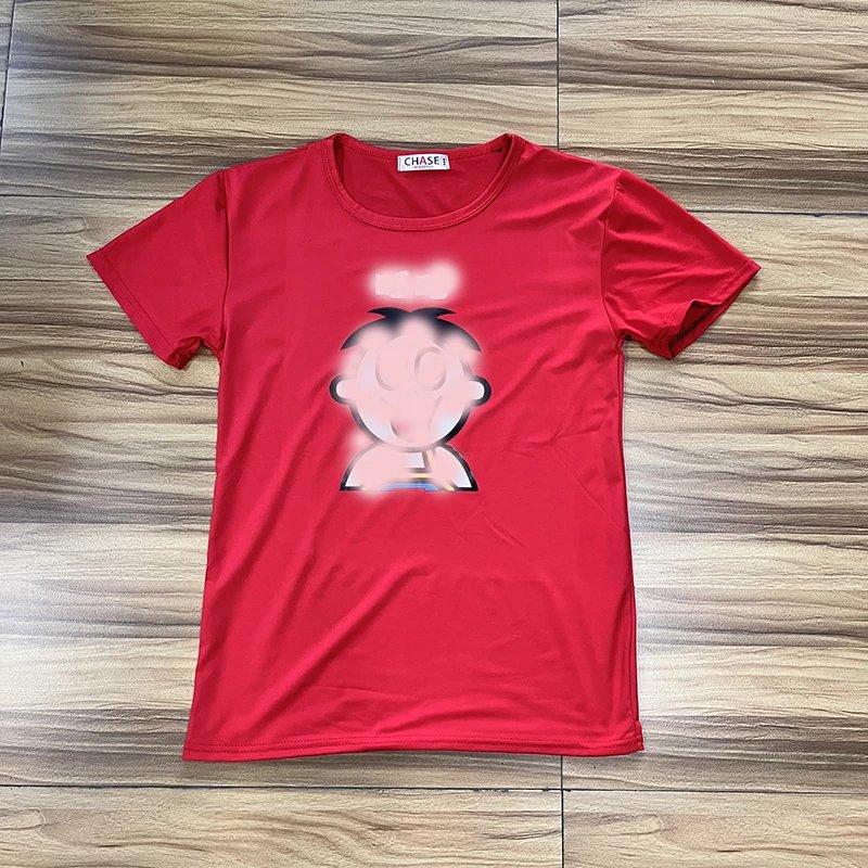 【京选品质】旺仔衣服精神小伙男紧身衣t恤套装牛奶短袖同款裤子社会