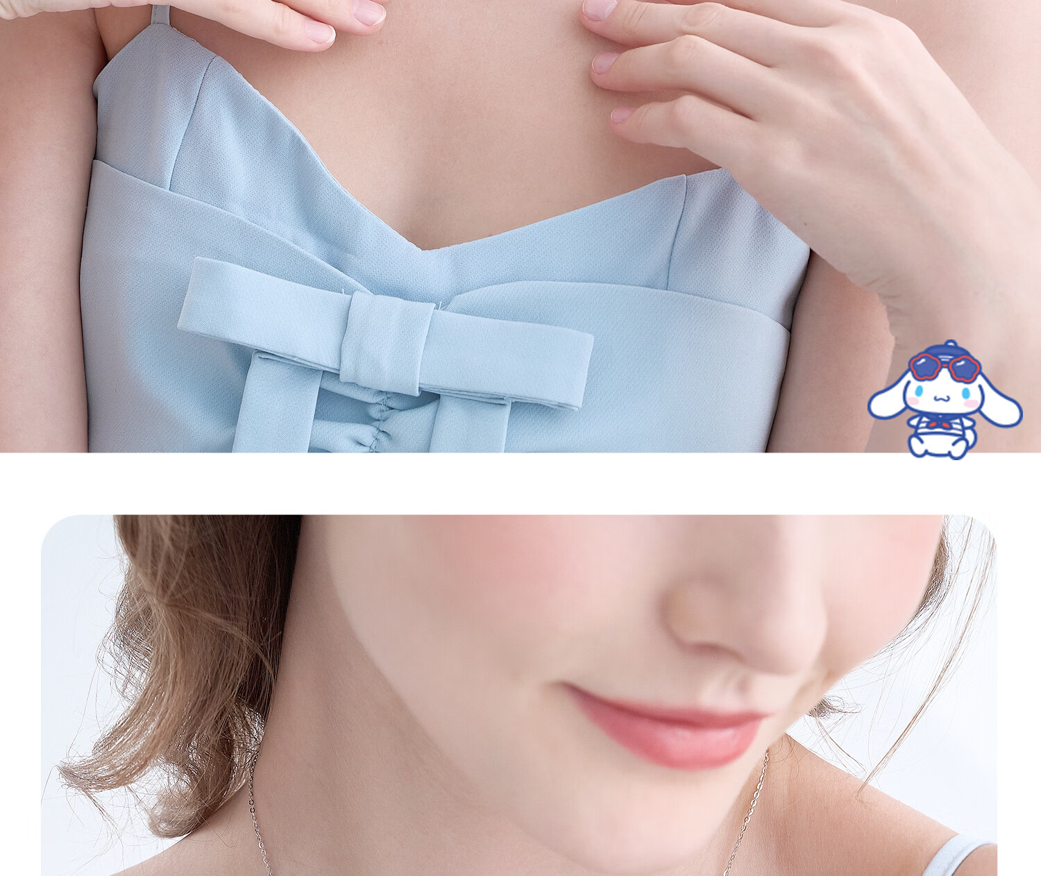 SANRIO Cinnamoroll Sterling Silver Necklace for Women 2026 New Cute Niche Pendant Birthday Gift for Girls 3031 14