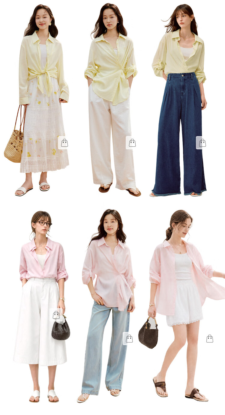 INMAN [Linen Tencel] Mint Short Sleeve Commuter Shirt 2026 Summer Top Glacier Pink - 18627629 M 8
