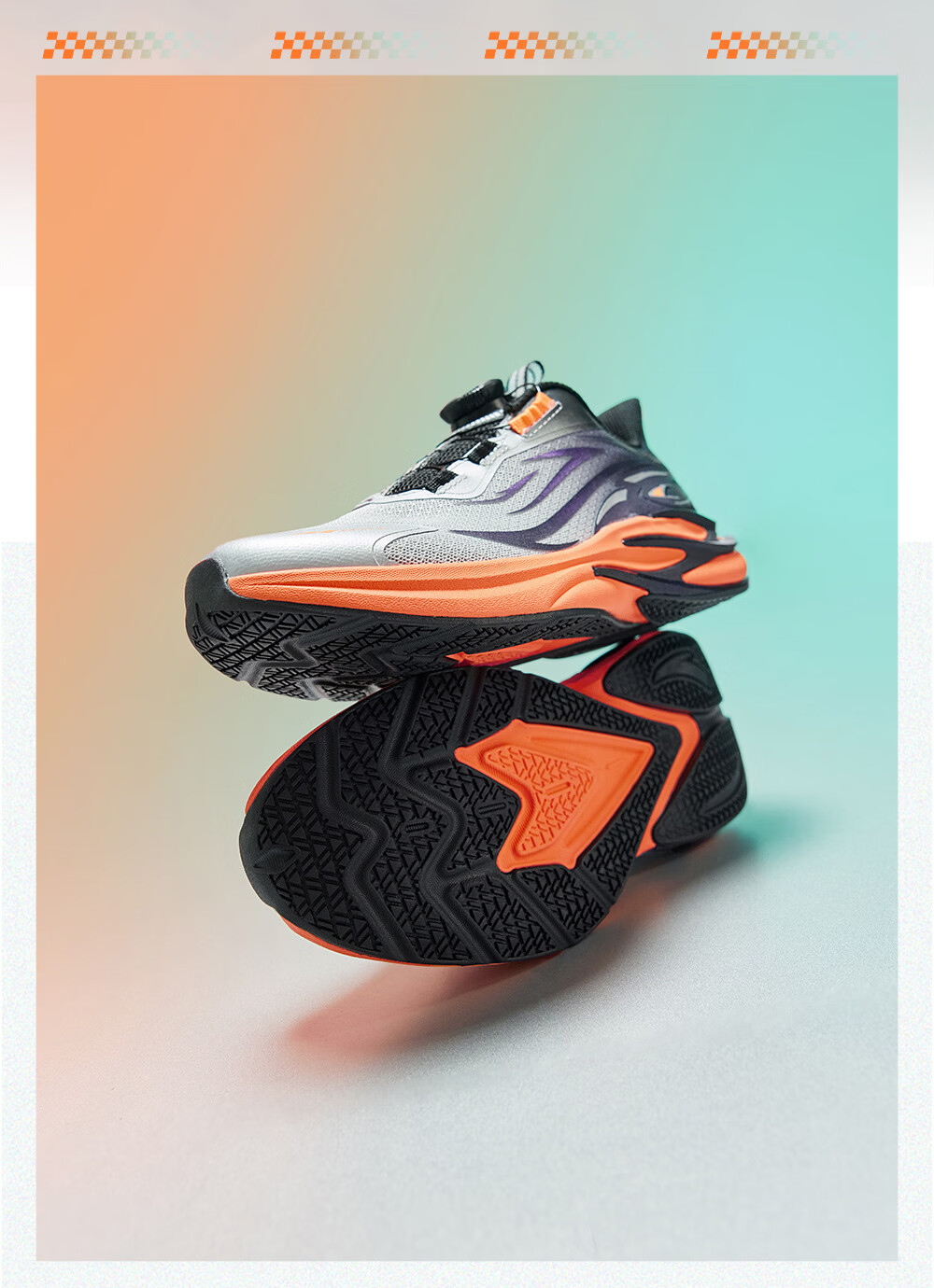 Anta Kids Unisex Red Flame Running Shoes 2026 Autumn Sports Shoes Youth Lightweight Running Shoes A12535508J 20