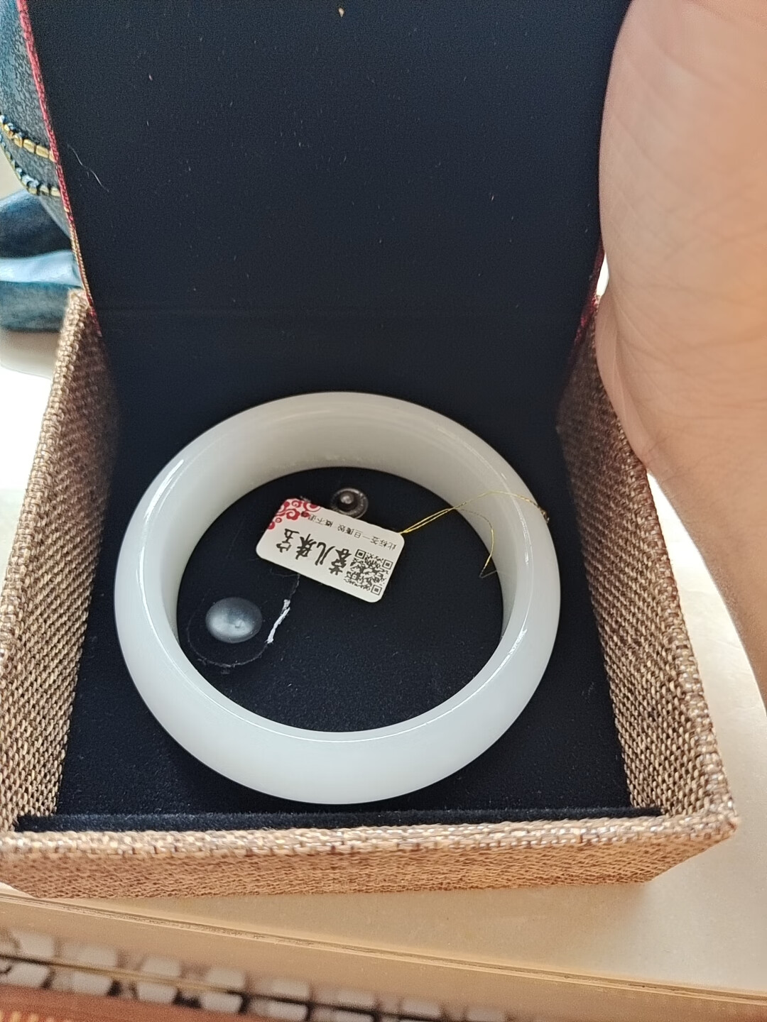 玉手镯新疆自然昆仑羊脂级白玉少女士款旺夫玉镯子 圈口62【图片 价格