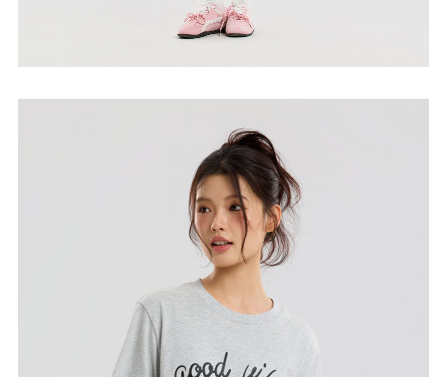 Metersbonwe Women's Short Sleeve T-Shirt 2026 Summer New Pure Cotton Hand-Painted Cat Print Loose Fit Versatile Tee 24