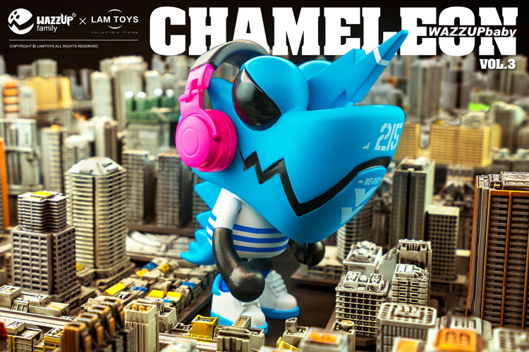 变色龙3盲盒三代独角兽恐龙公仔第三1983网红拆盲袋扭蛋 隐藏 变色龙