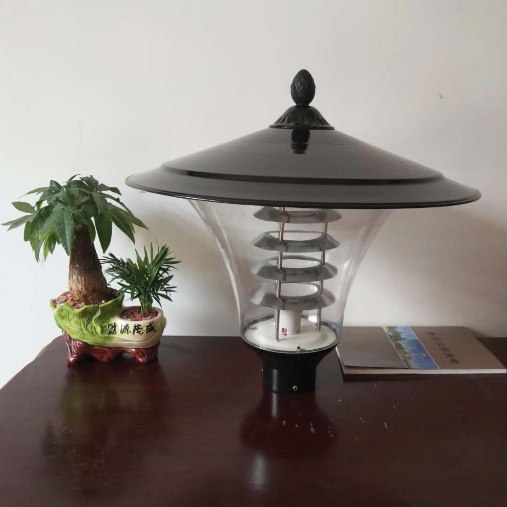 【原装进口】双头庭院吊灯头小区户外防水路灯罩景观草坪公园高杆多头