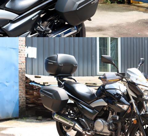 适用于豪爵铃木gw250a夏德尾箱边箱shad三箱gw250f改装后备箱 单货架