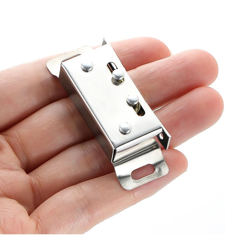 柜门碰珠不锈钢碰珠卡扣柜门碰珠橱柜老式门夹扣衣柜锁扣橱门卡式磁吸