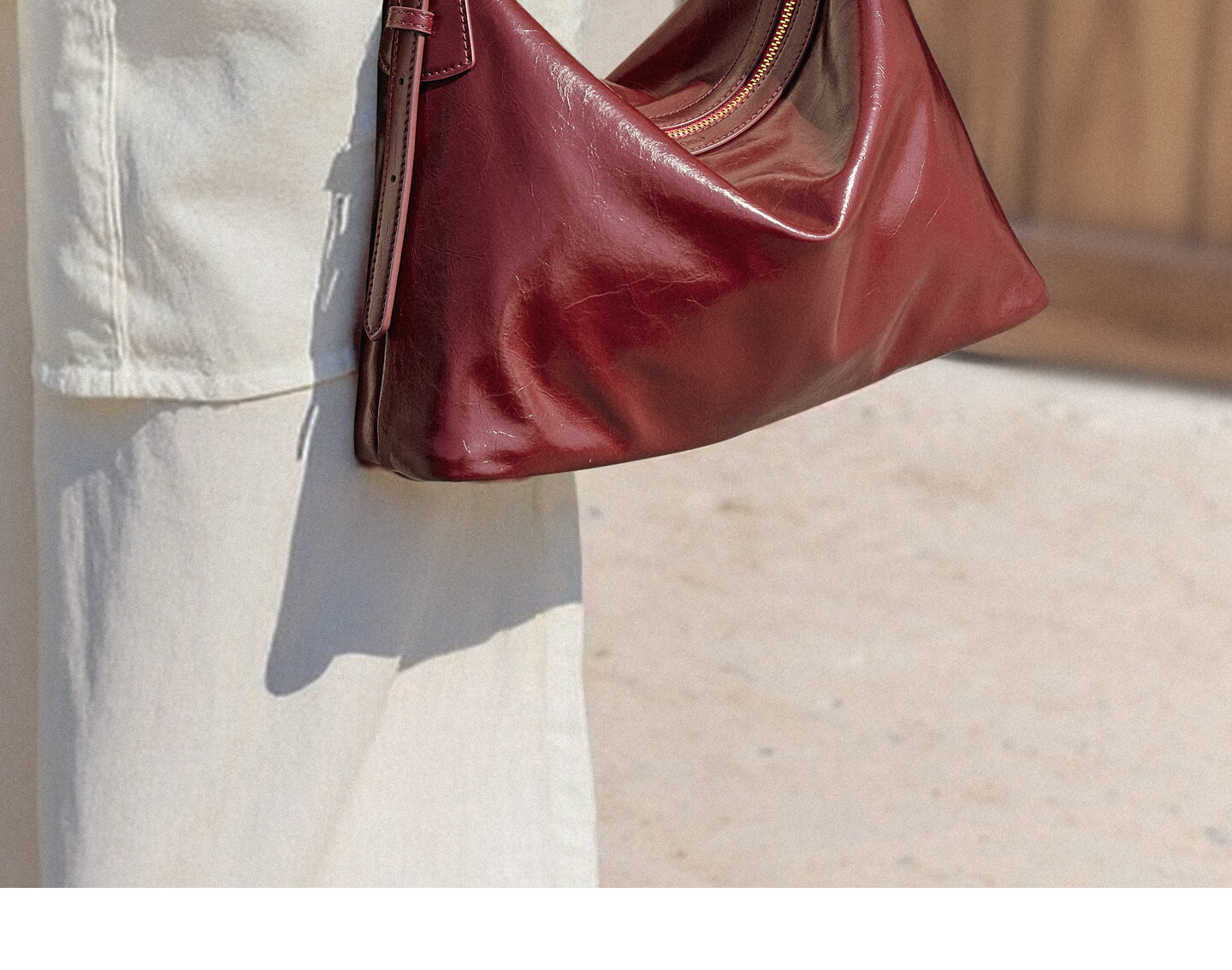 Miaodi Vegetable-Tanned Top-Grain Cowhide Hobo Underarm Tote Bag Blue Commuter Casual Shoulder Crossbody Bag for Women Qixi Festival Gift 37