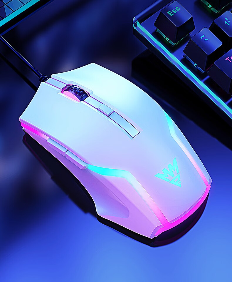 牧马人 牧马人电竞鼠标有线机械游戏cf穿越火线宏台式电脑csgo专用 m5