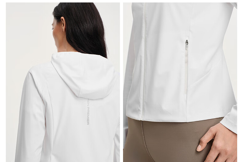 Biyinlefen Glacier Silk 2026 Spring Summer New Women's Casual Outdoor Cooling Sun Protection Lightweight Hooded Jacket 13