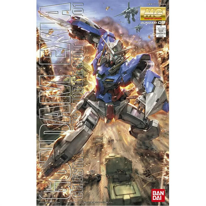 BANDAI MG 1/100 Gundam Exia Model Kit for Ages 15 and Up 1