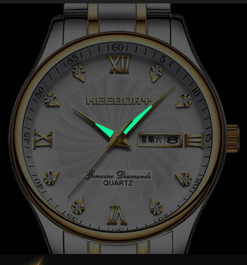 劳斯宾laosibin瑞士全自动机械表进口机芯防水男人爸爸