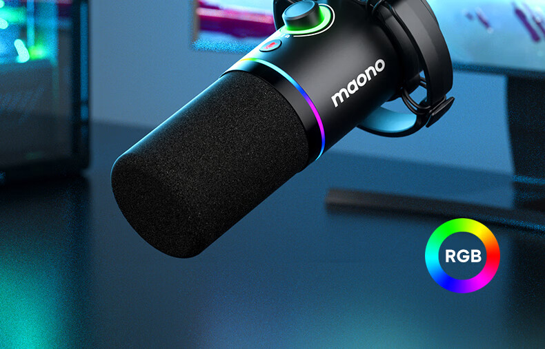 Maono Dynamic Microphone PD200X Wired Condenser Microphone with Built-in Sound Card for Home Computer Live Streaming Gaming Podcast Video Conference Smartphone 15