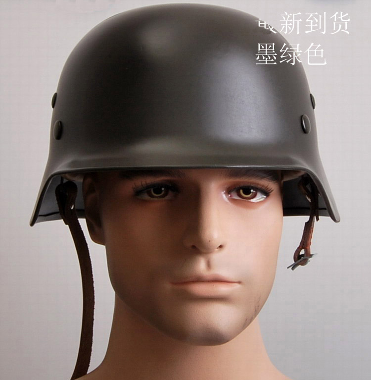 【京选优品】m35钢盔送盔贴全钢经典复刻德国二战德式m35钢盔防弹盔