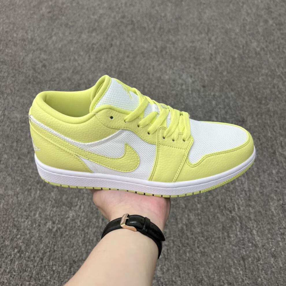 运动鞋air jordan 1休闲运动篮球鞋low"limelight"荧光黄 aj1 低帮