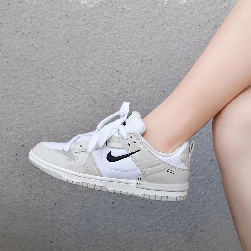 耐克nike 女鞋dunk low disrupt 2帆白 可回收材料 女子低帮休闲板鞋