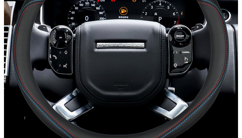 斯驰路虎汽车方向盘套春夏秋冬四季通用方向盘把手保护套纳帕皮车载