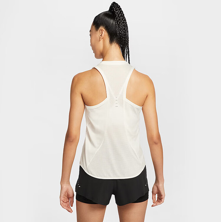 Nike Women's Sports Tank Top Fitness Training Running Crew Neck Sleeveless Shirt HQ0621-133 White M 3