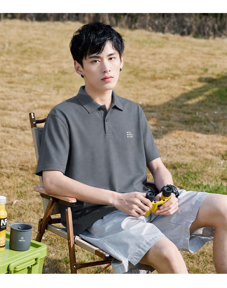 TonLion Summer Short Sleeve Polo Shirt Men 2026 New Lapel Business Simple Commuter Stylish Premium Old Money Style 16