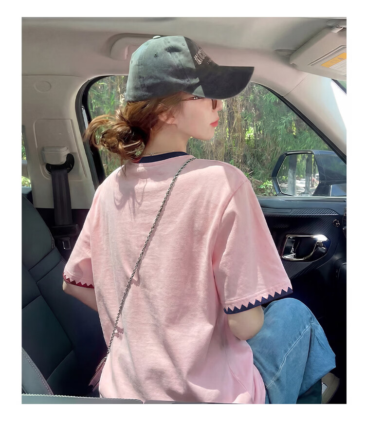 TonLion 2026 Summer Women's Short Sleeve T-Shirt Pure Cotton Youthful Fashionable White Versatile Early Spring Top 23