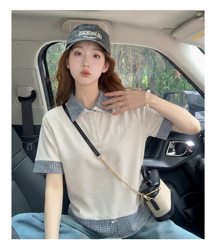 TonLion 2026 Summer New Couple Short Sleeve Polo Shirt Unisex American Casual College Style Top 21