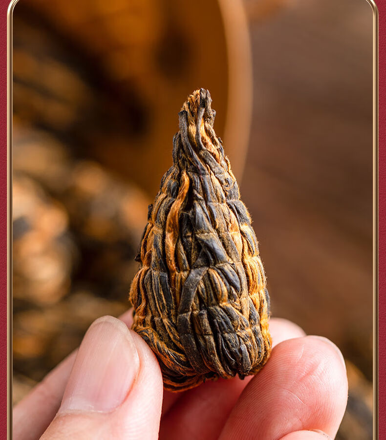 红茶2022新茶浓香型蜜香型古树红茶500g 滇红宝塔木桶装500克【图片