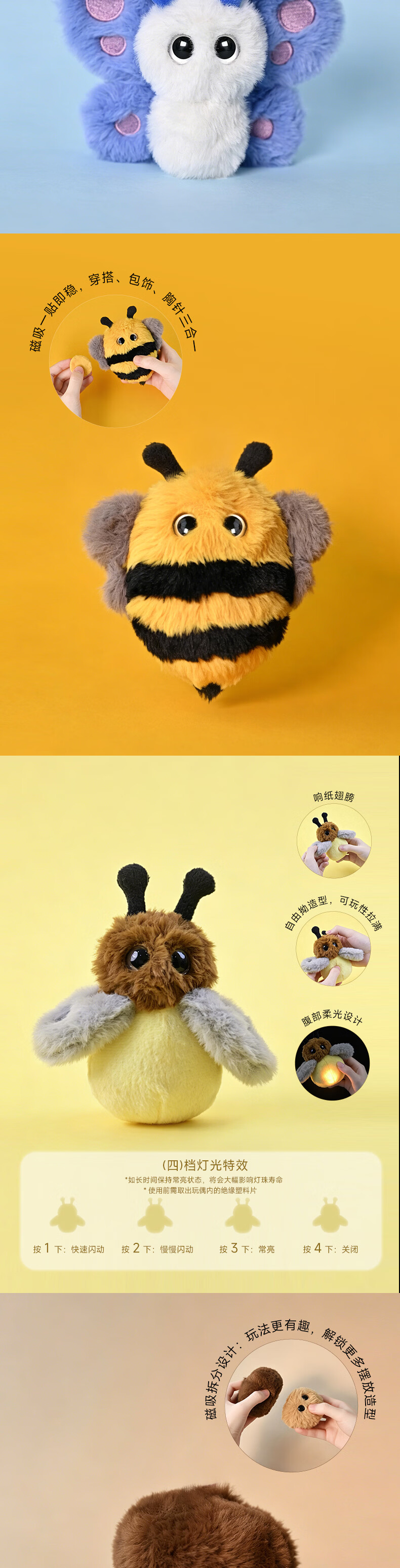 FUFUSOUL Farm Series Scented Plush Doll Keychain Birthday Gift Graduation Gift Hat Fruit 6
