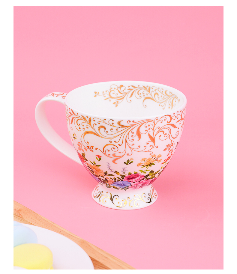 丹侬(dunoon)骨瓷杯 英国茶杯 东方风情设计现代宫廷大茶杯 大口