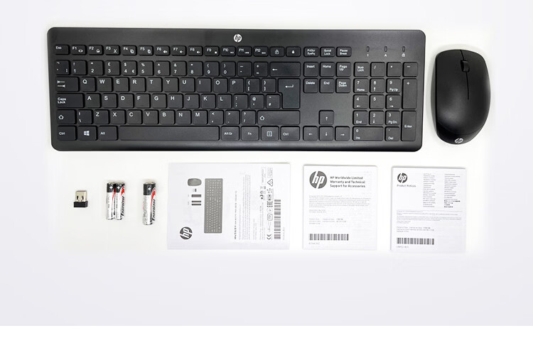 HP Wired Keyboard and Mouse Set USB Plug and Play Silent Office Keyboard and Mouse Full Set for Laptop and Desktop Commercial Use 21