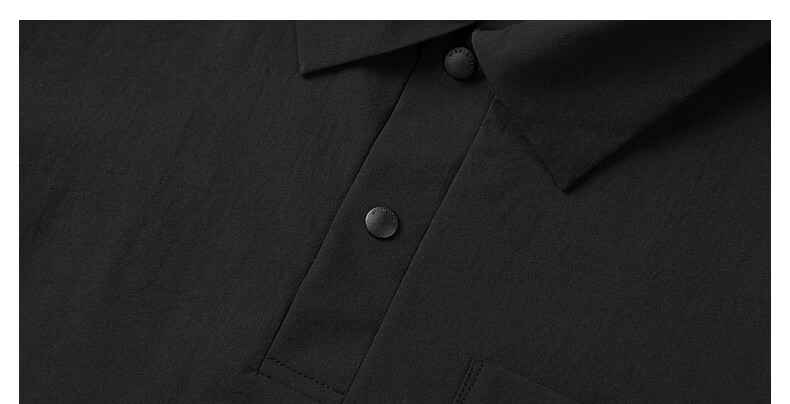 Biyinlefen Outdoor Functional Fabric 2026 Summer New Men's Classic Simple Workwear Style Short Sleeve Polo Shirt 9