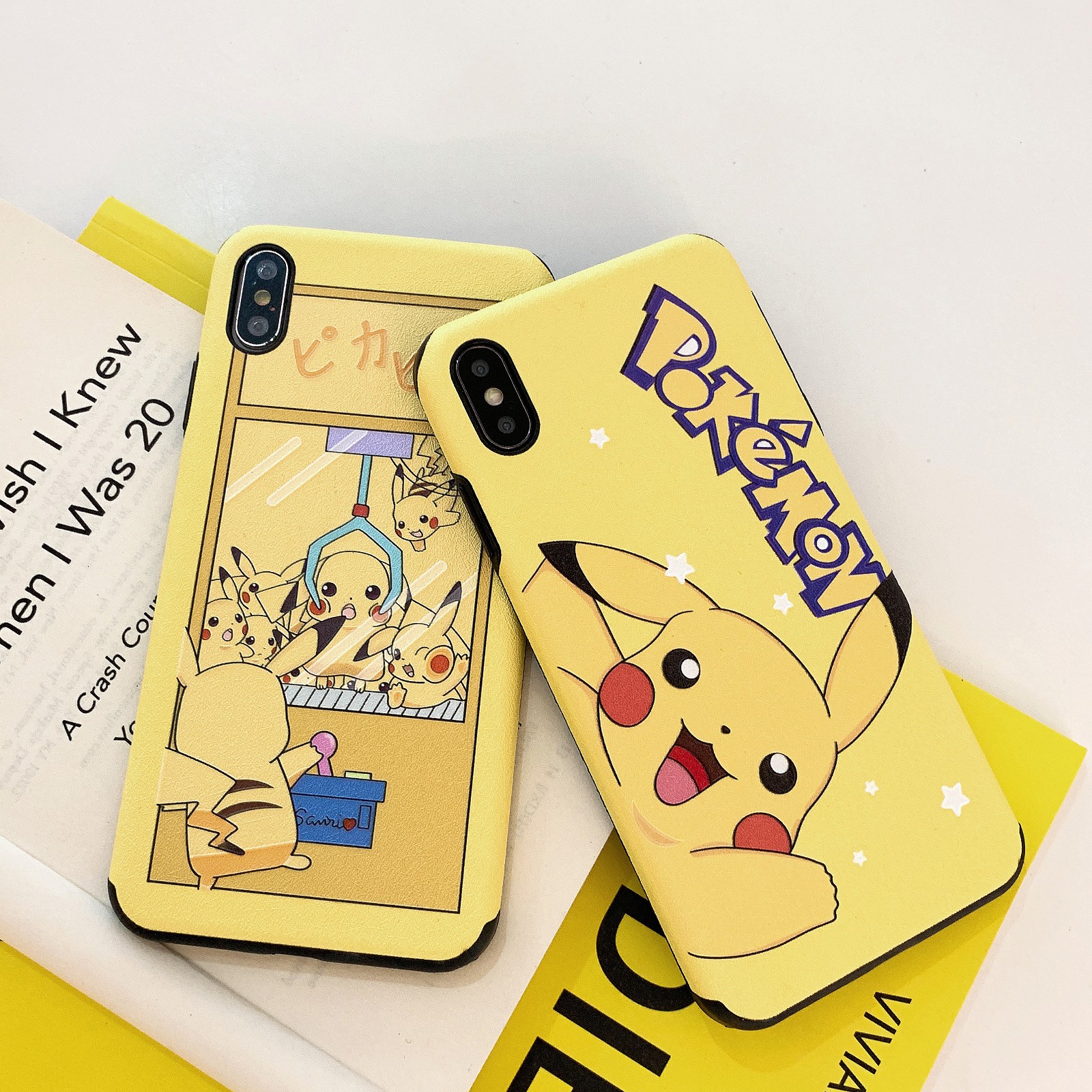 幻玺 卡通皮卡丘华为p20/30手机壳nova4/3/5i蚕丝纹荣耀20软壳mate20