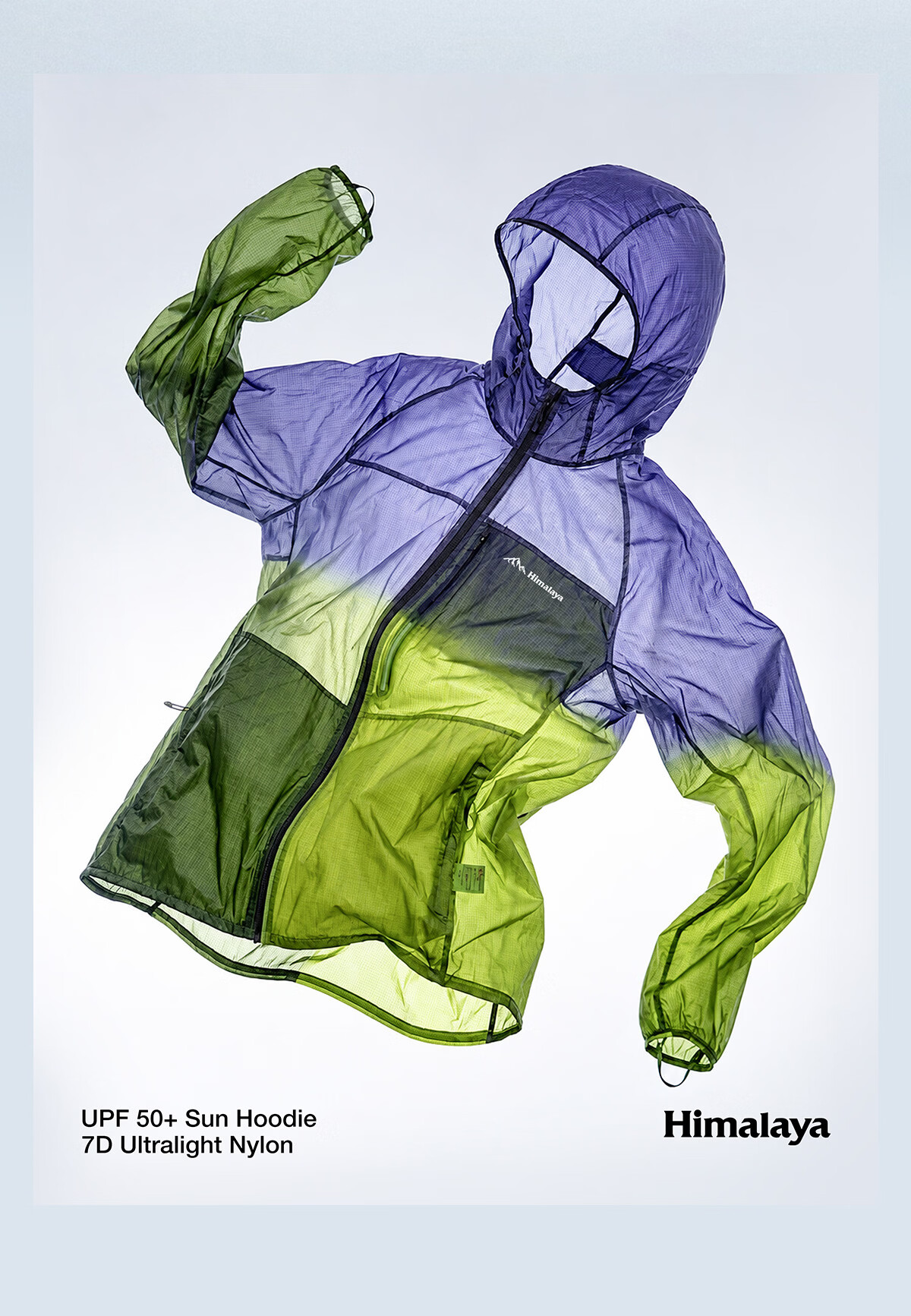 Himalaya Wind Wing Trekking Hiking Skin Jacket [UPF50+] Unisex Sun Protection Lightweight Breathable Cooling Jacket 3