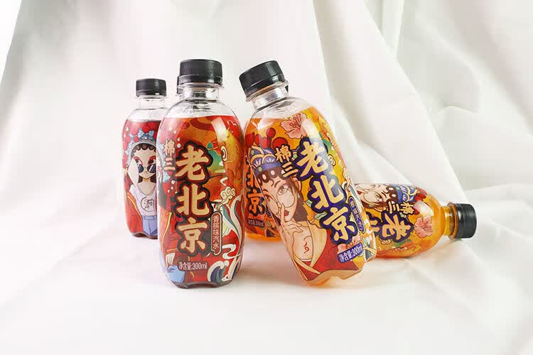 迎五一5折棉三老北京汽水香槟橙味碳酸饮料300ml2夏季饮品怀旧童年的