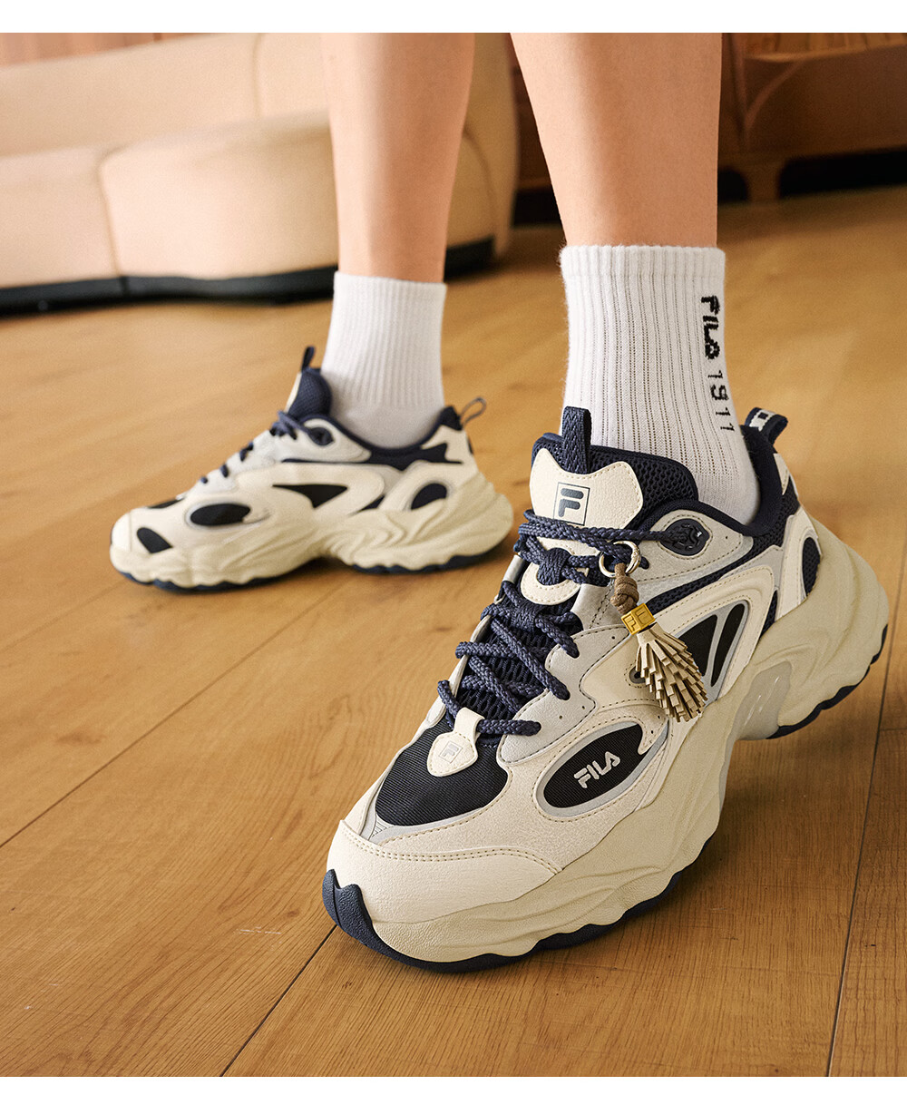 FILA PIGNA Pinecone Shoes [Yi Yangqianxi Edition] Men's Dad Sneakers 2026 Autumn Casual Sports Shoes 43